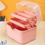 صندوق كبير لتخزين الادوات ثلاث طبقات محمول ماريس