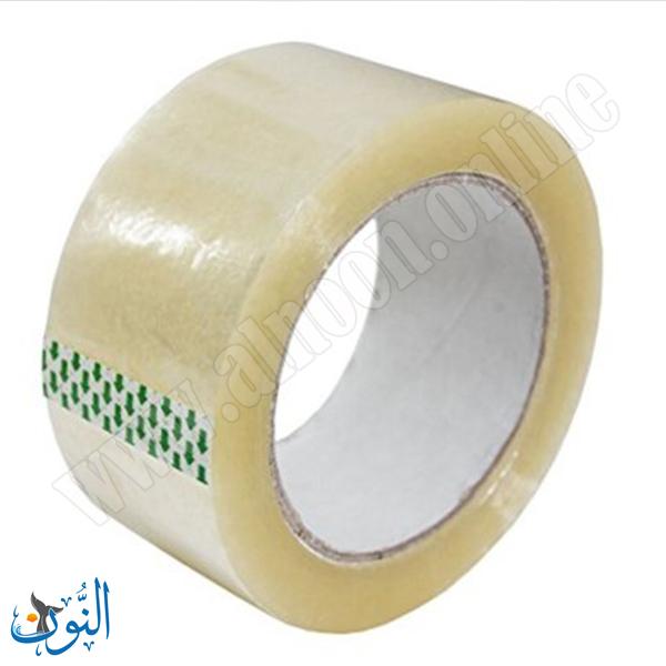 شريط لاصق عريض شفاف