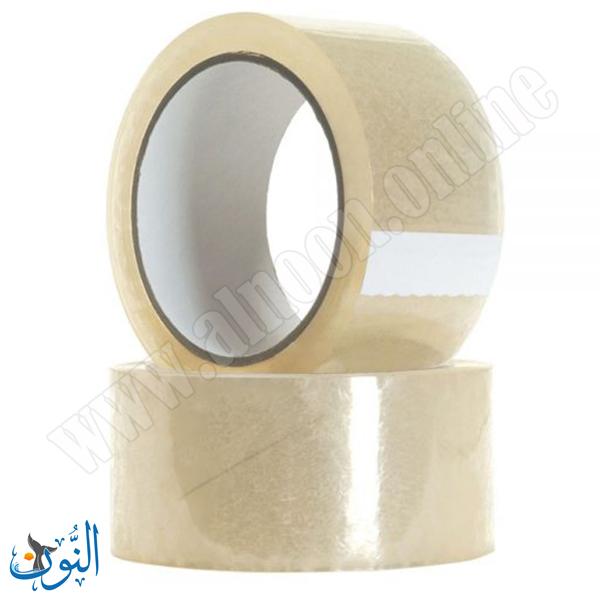 شريط لاصق عريض شفاف