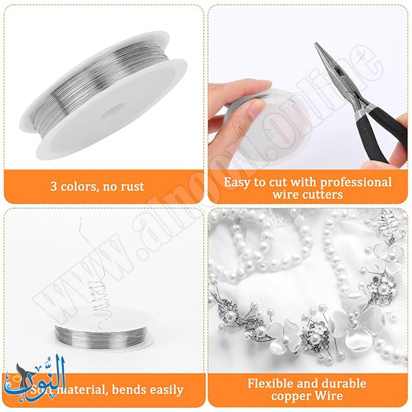 سلك فضي للاشغال اليدوية