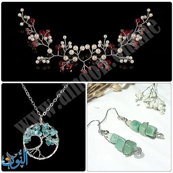 سلك فضي للاشغال اليدوية