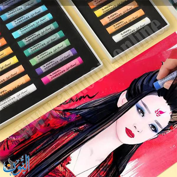 ألوان طباشيرية ناعمة تدرجات غنية ودمج سلس ماريس Soft Pastel