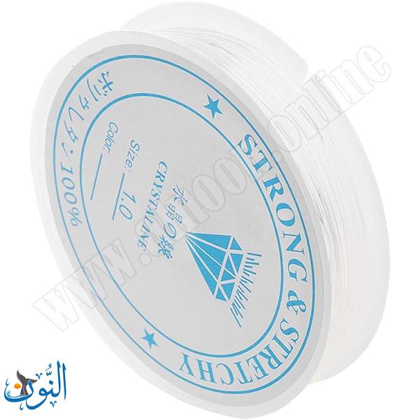 خيط مطاطي شفاف للأشغال اليدوية