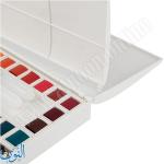 طقم الوان مائية شفافة صلبة مع ادوات ماريس