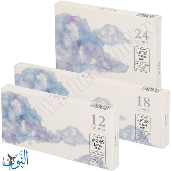 طقم الوان مائية فئة المحترفين 9 مل ماريس