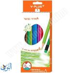 الوان خشب قابلة للمسح مع ممحاة Y.PLUS