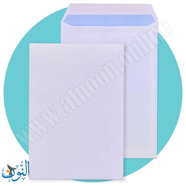 ظرف أبيض لاصق ورق 90 غم